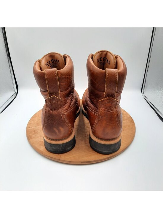 Tecovas The Rugged Moc Mens 12 Boots Saddle Brown Cowhide Leather Cowboy Work
